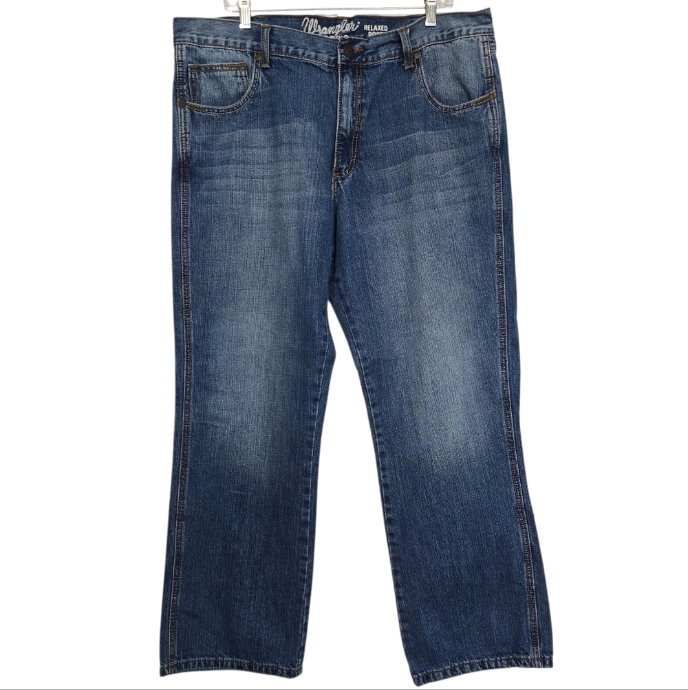38x32 Wrangler Retro Jeans Relaxed Fit Bootcut Jeans Medium Wash Cowboy Rodeo